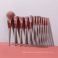 Custom Logo Profession 13Pcs High Quality  Makeup Brush Set Foundation Powder Eyeshadow  Cosmetic Brushes Kit